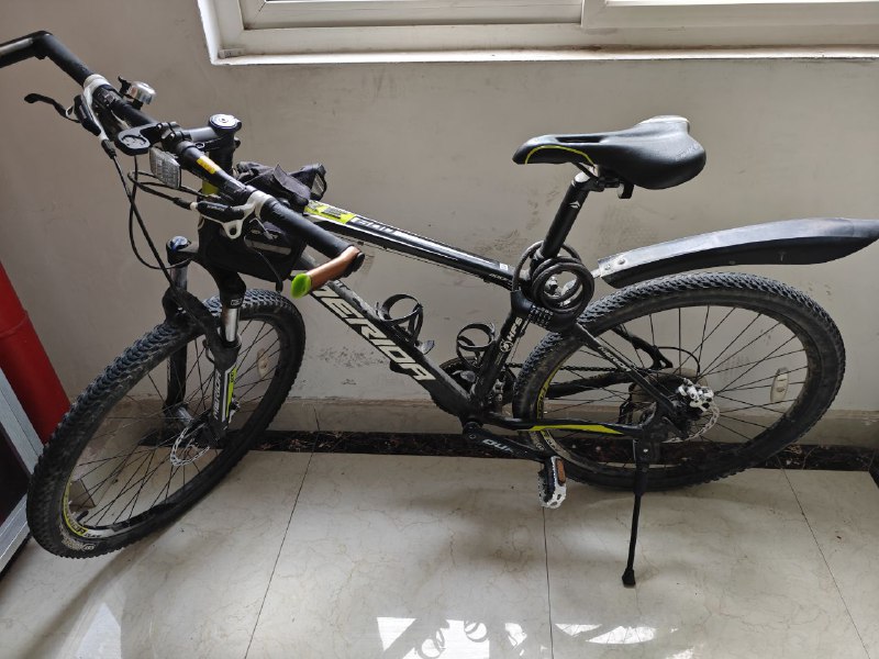 买了十年的美利达公爵600山地车，前几年基本没怎么骑，今天卖掉了